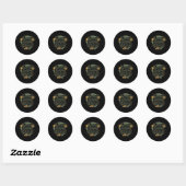 Verspreid vriendelijkheid - Positieve affirmatie S Ronde Sticker (Vel)