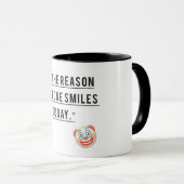 Verspreid vriendelijkheid - Wees de reden waarom i Mok (Voorkant rechts)