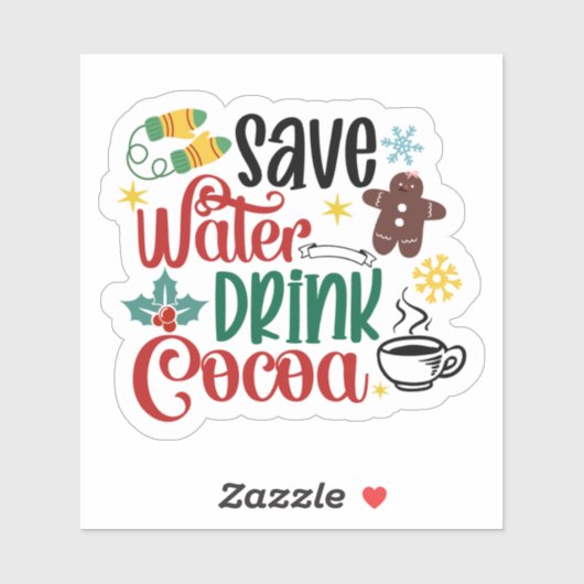 Verspreid vrolijke kerstvreugde! sticker (Vel)