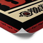 Verspreide afdruk poster (Hoek)