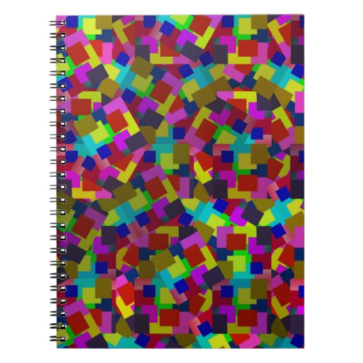 Verspreide beetjes gekleurd papier, notitieboek (Voorkant)