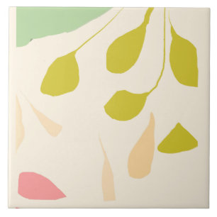 Verspreide bladeren Keramische Tegel Tegeltje