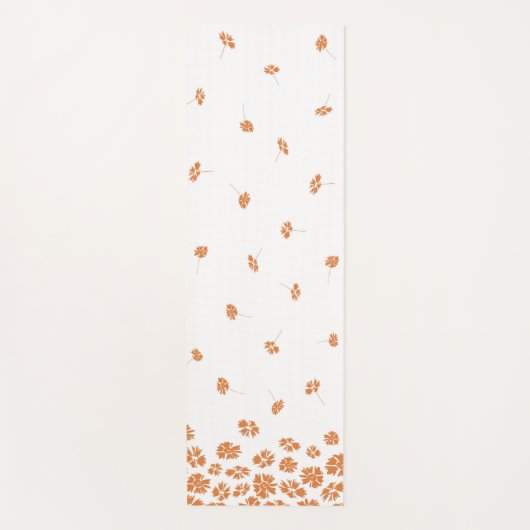 Verspreide Bloemen Bloemen Bloemen Yoga Mat (Voorkant)
