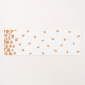 Verspreide Bloemen Bloemen Bloemen Yoga Mat (Voorkant (horizontaal))