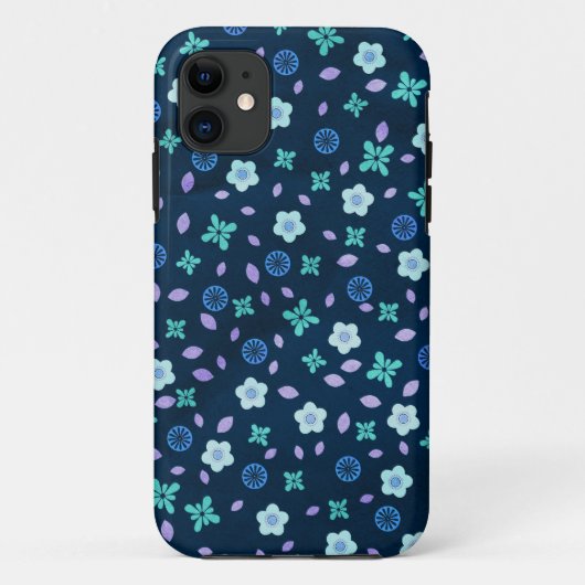 Verspreide bloemen Case-Mate iPhone case (Achterkant)