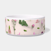 Verspreide bloemen Roze Voerbakje (Rechts)