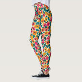 Verspreide Bloemige Liefde Leggings (Links)
