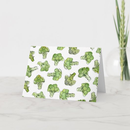 verspreide broccoli - kaart (Voorkant)