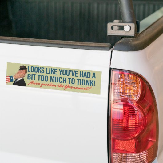 Verspreide Bumpersticker (Op Truck)