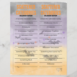 Verspreide Categorieën - Halloween Edition