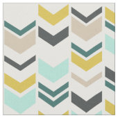 Verspreide Chevron Modern Geometric Fabric Stof (Close Up)