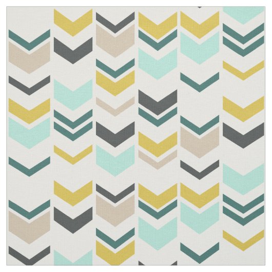 Verspreide Chevron Modern Geometric Fabric Stof (Swatch)
