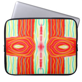 Verspreide, dubbele doedelen. laptop sleeve