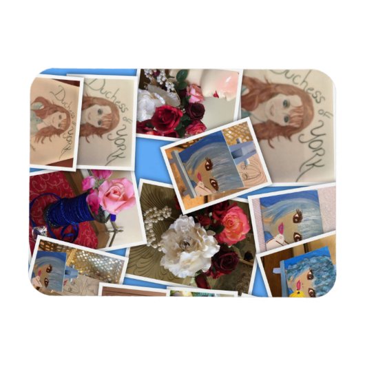 Verspreide foto's magneet (Horizontaal)