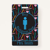 Verspreide gekleurde paddestoelbadge voor paddenst badge (Voorkant)