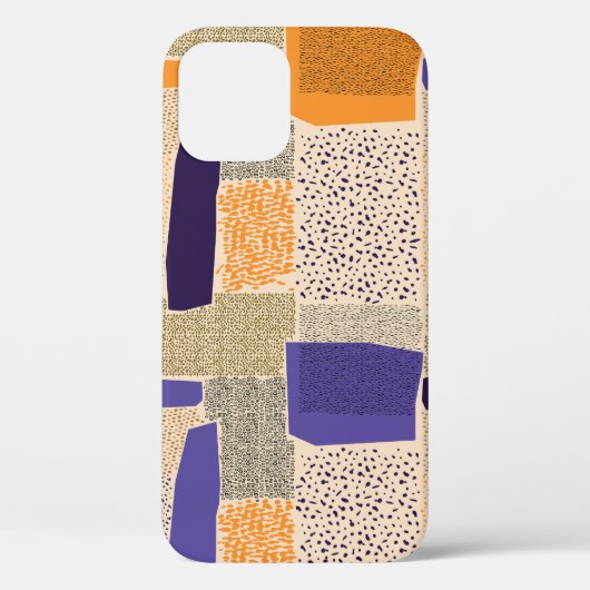 Verspreide geometrische lijnen: Abstracte kunst Case-Mate iPhone Case (Achterkant)