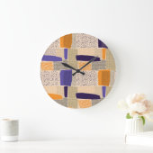 Verspreide geometrische lijnen: Abstracte kunst Grote Klok (Huis)
