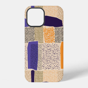 Verspreide Geometrische Lijnen: Abstracte Kunst iPhone 12 Hoesje