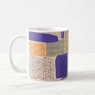 Verspreide geometrische lijnen: Abstracte kunst Koffiemok