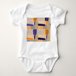 Verspreide geometrische lijnen: Abstracte kunst Romper