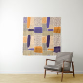 Verspreide geometrische lijnen: Abstracte kunst Wandkleed (In Situ (horizontaal))