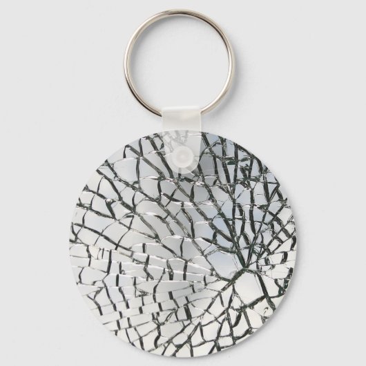 Verspreide glastextuur sleutelhanger (Voorkant)