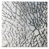 Verspreide glastextuur tegeltje (Voorkant)