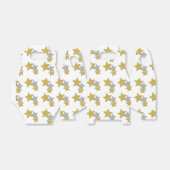 Verspreide gouden en zilveren sterren bedankdoosjes (Uitgevouwen)