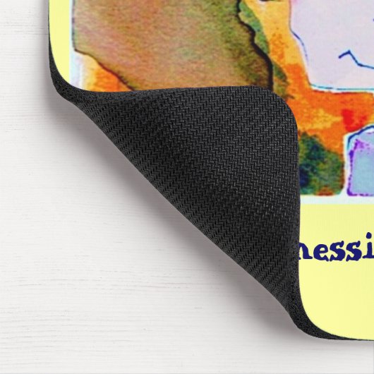 Verspreide haarmousepad muismat (Hoek)