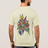 Verspreide hand t-shirt (Achterkant)