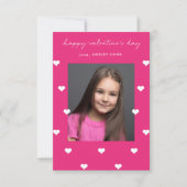 Verspreide harten Classroom Valentijn Kaart (Voorkant)