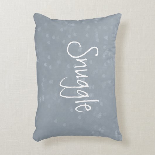 Verspreide harten knuffelen decoratief kussen (Voorkant(Verticaal))