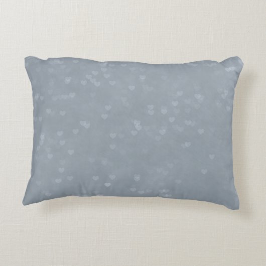 Verspreide harten knuffelen decoratief kussen (Achterkant)