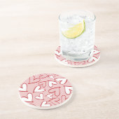 Verspreide harten zandsteen onderzetter (Zijkant)