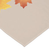 Verspreide herfstbladeren Thanksgiving Tafelloper (Hoek)