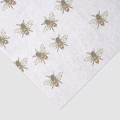 Verspreide honingbijen  Bee Honey Gift Wrap Tissuepapier (Detail)