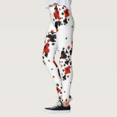 Verspreide kaartsuites leggings (Links)