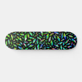 Verspreide kleur Groen Persoonlijk Skateboard (Horizontaal)