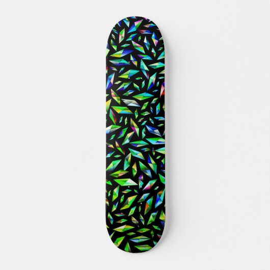 Verspreide kleur Groen Persoonlijk Skateboard (Voorkant)