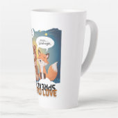 verspreide liefde latte mok (Rechterhoek)