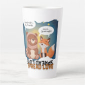 verspreide liefde latte mok (Voorkant)