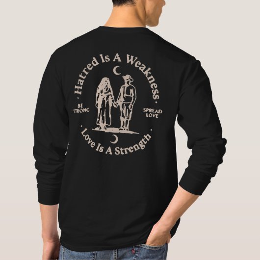 verspreide liefde t-shirt (Achterkant)