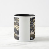 Verspreide messen en gedesintegreerde verbindingen mok (Midden)