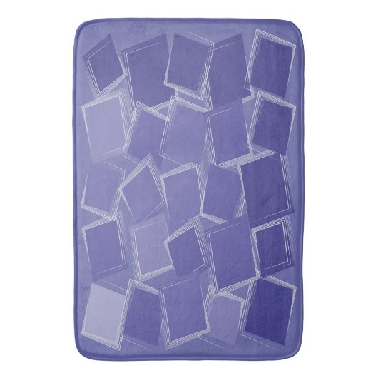 Verspreide paarse schoppen badmat (Voorkant Verticaal)