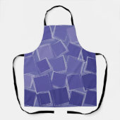 Verspreide paarse schoppen schort (Voorkant)