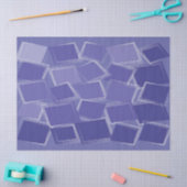 Verspreide paarse schoppen tissuepapier (Craft)