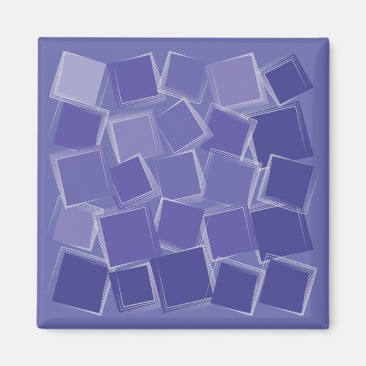 Verspreide paarse tinten magneet (Voorkant)