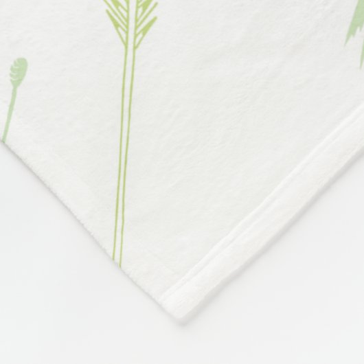 Verspreide Pijlen Fleece Deken (Hoek)