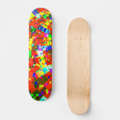 Verspreide pixels skateboard (Voorkant)