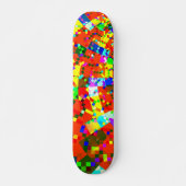Verspreide pixels skateboard (Voorkant)